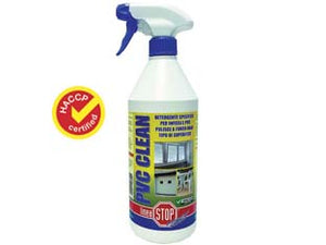 PVC CLEAN DETERGENTE SPECIFICO PER LA PULIZIA DI INFISSI IN PVC- - ml.750 in flacone spray - 12 pezzi DIXI