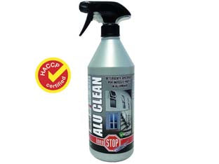ALU CLEAN DETERGENTE SPECIFICO PER LA PULIZIA DI INFISSI IN ALLUMINIO- - ml.750 in flacone spray - 12 pezzi DIXI