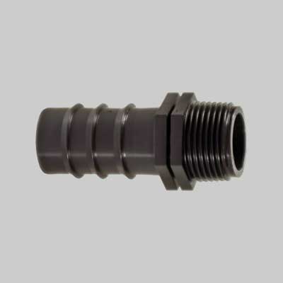 RACCORDO MASCHIO BASSA PRESSIONE Ø mm 25x1 - 100 pezzi- IRRITEC