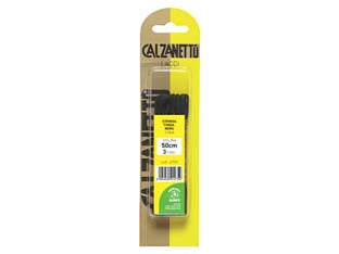 LACCIO SCARPA TONDO NERO CM.50- - in blister da 2 paia - 6 blister EBANO