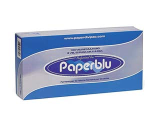 FAZZOLETTI TIPO VELINE IN PURA CELLULOSA 2 VELI SCATOLA PZ.100 - 40 pezzi