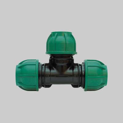 TEE A 90  ° A STRINGERE    EE ? 20x20x20 mm - 10 PN - IRRITEC