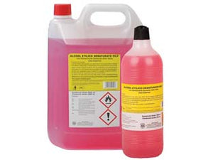 ALCOOL ETILICO DENATURATO 99  °- - lt.5 - 4 pezzi