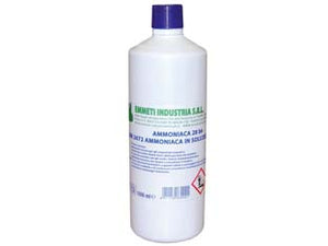 AMMONIACA IN SOLUZIONE AL 30% PER USO PROFESSIONALE- - lt.1 - 12 pezzi