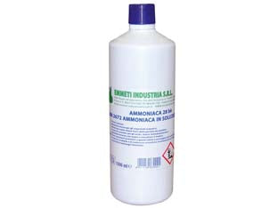 AMMONIACA IN SOLUZIONE AL 30% PER USO PROFESSIONALE- - lt.1 - 12 pezzi