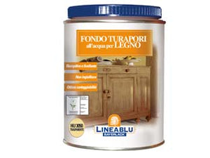 FONDO TURAPORI ALL'ACQUA PER LEGNO  HU 3050 trasparente ml.750    SAYERLACK