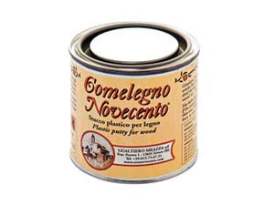 COMELEGNO STUCCO PLASTICO PER LEGNO PRONTO ALL'USO ML.250- - noce chiaro - 2 pezzi CERA NOVECENTO