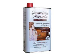 VERNICE GOMMALACCA BIONDA- - ml.250 - 2 pezzi CERA NOVECENTO