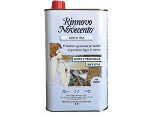 OLIO DI TEAK ML.500- - ml.500 - 3 pezzi CERA NOVECENTO