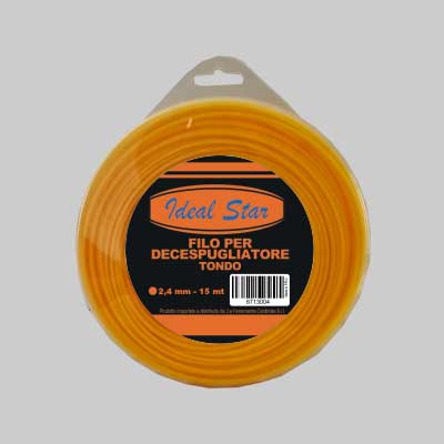 FILO PER DECESPUGLIATORE TONDO IDEAL STAR Ø mm 3,0x60 mt - IDEAL STAR