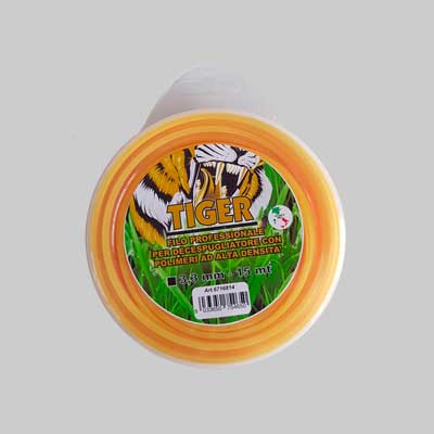 FILO PER DECESPUGLIATORE PROFESSIONALE QUADRO 'TIGER' mm 3,0x50 mt - MADE IN ITALY