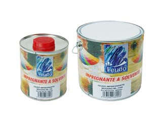 IMPREGNANTE A SOLVENTE PER LEGNO IN BARATTOLO (HOLZ STERIL)- - ml.750 duglas - 6 pezzi FEUDO