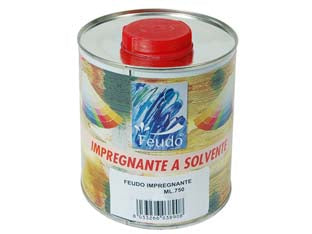 IMPREGNANTE A SOLVENTE EFFETTO CERATO PER LEGNO (HOLZ WACHS)- - ml.750 trasparente cerato - 6 pezzi FEUDO