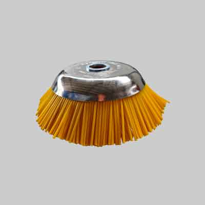 SPAZZOLA PER DECESPUGLIATORE FILI IN PP IDEAL STAR Ø 200 mm - IDEAL STAR