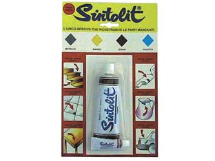 SINTOLIT STUCCO PER LEGNO IN TUBETTO ML.60- - ml.75 legno scuro - 2 blister SINTOLIT