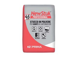 K2 NEWSTUK PROFESSIONAL STUCCO PER CARTONGESSO IN POLVERE IN SACCO- - Kg.5 - 4 pezzi K2
