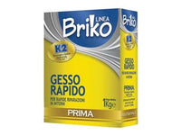 K2 LINEA BRIKO GESSO RAPIDO BIANCO IN POLVERE- - Kg.1 in scatola - 12 pezzi K2