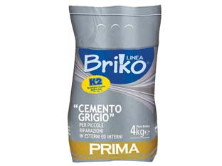 K2 LINEA BRIKO CEMENTO GRIGIO IN POLVERE- - Kg.4 in busta - 4 pezzi K2