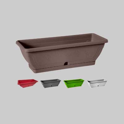 CASSETTA CON SOTTOCASSETTA 'VENEZIA' cm 40x19x16h - colore verde anice