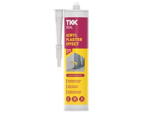 SILICONE SIGILLANTE ACRILICO RUVIDO VERNICIABILE ACRYL PLASTER EFFECT- - ml.300 bianco - 2 pezzi TKK