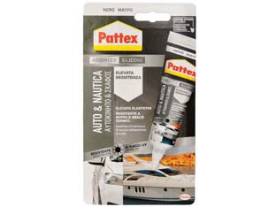 PATTEX SILICONE SISTA SILICON 5 NERO AUTONAUTICA- - ml.60 - 6 blister HENKEL