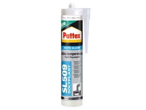 PATTEX SILICONE SISTA SL 509 ALTE TEMPERATURE COLORATO- - ml.300 nero - 2 pezzi HENKEL
