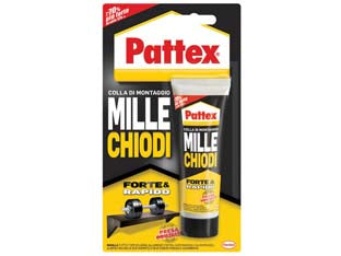 PATTEX MILLECHIODI FORTE E RAPIDO IN TUBETTO PER INTERNI- - gr.100 - 4 blister HENKEL