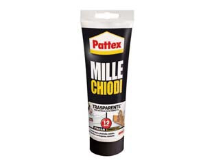 PATTEX MILLECHIODI TRASPARENTE IN TUBO PER INTERNI- - gr.200 - 2 blister HENKEL