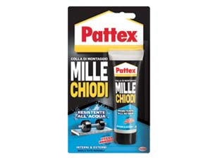 PATTEX MILLECHIODI WATER RESISTANT PER ESTERNI E INTERNI- - gr.100 - 4 blister HENKEL