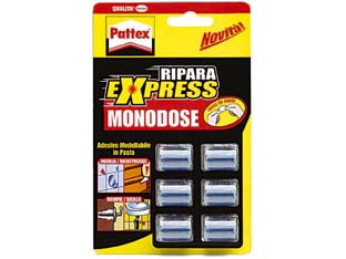 PATTEX RIPARA EXPRESS MONODOSE- - gr.30 con 6 monodosi - 2 blister HENKEL