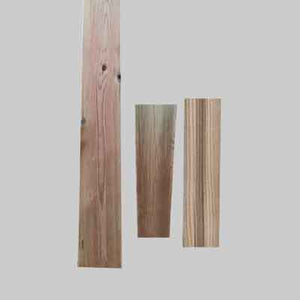 LISTONE ZIGRINATO IN LEGNO 2500x145x28 mm