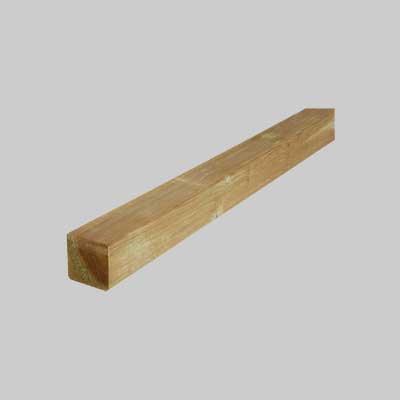 PALO QUADRO IN LEGNO cm 7x7x160h