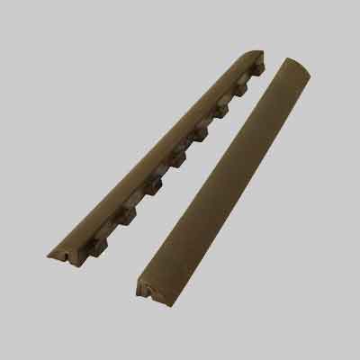 PROFILO LATERALE PER PIASTRELLA 'WOODENLIKE' Aggancio Femmina, 580x56 mm - Spess. 25 mm