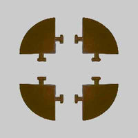 KIT ANGOLARI PER PIASTRELLA 'WOODENLIKE' 54x54 mm - Spess. 25 mm