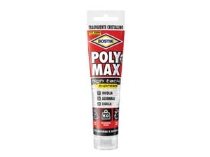 POLYMAX HIGH TACK EXPRESS TRASPARENTE- - gr.115 - 2 blister BOSTIK
