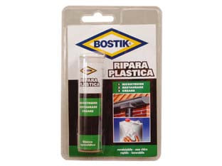 STUCCO EPOSSIDICO RIPARA PLASTICA- - gr.56 - 2 blister BOSTIK