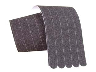 NASTRO ADESIVO ANTISCIVOLO ANTISDRUCCIOLO NERO IN STRISCE- - mm.19h. strisce da cm.60 in conf. pz.5 - 5 blister GEKO