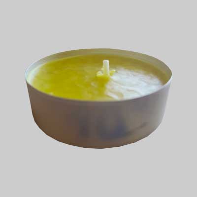 KIT CANDELE ALLA CITRONELLA Ø cm 6x2,5h - confezione 6 pezzi