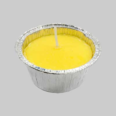 CANDELA ALLA CITRONELLA Ø cm 8,5x4h - confezione 2 pezzi