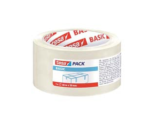 NASTRO IMBALLO PPL TRASPARENTE- - mt.66 x mm.50h. - 36 pezzi TESA