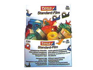 NASTRO ADESIVO TRASPARENTE IN CHIOCCIOLINE- - mm.15x10mt. - 100 pezzi TESA