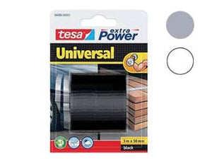 NASTRO TELATO EXTRA POWER UNIVERSALE- - mm.50 in rotoli da mt 5 - nero - 4 pezzi TESA