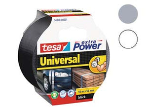 NASTRO TELATO EXTRA POWER UNIVERSALE- - mm.50 in rotoli da mt 10 - bianco - 6 pezzi TESA