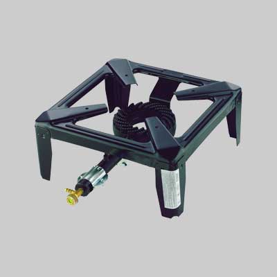 FORNELLONE A GAS 'DRAGO' 40x40 cm - O.M.A.C