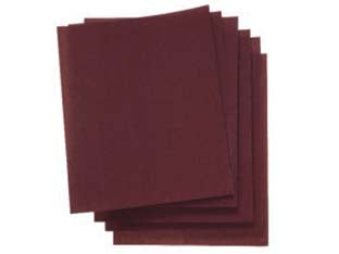 CARTA ABRASIVA ASSORTITA IN FOGLI- - grana assortita 60/100/150 blister da pz.6 - 1 blister PG