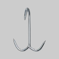 GANCIO AD ANCORA 3 PUNTE 120x6 mm - 10 pezzi