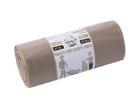 SACCO CALCINACCI LDPE- - colore ambra cm.50x80 lt.50 gr.78/85 rt da pz.10 - 20 pezzi