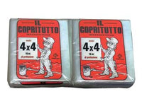TELO COPRITUTTO GRIGIO MT.4X4- - mt.4x4 gr.220 - 40 pezzi CP