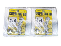 TELO COPRITUTTO NEUTRO MT.4X4 EXTRA PESANTE- - mt.4x4 gr.750 - 10 confezione CP