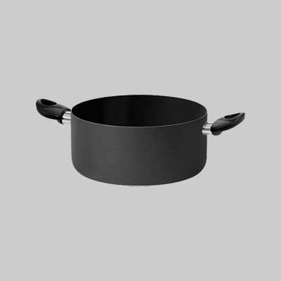 CASSERUOLA 'BLACK LINE' Ø cm 24x11h - cap. 5 lt - PENTALUX